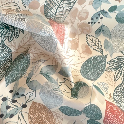 Tecido raincoat - Let´s be green