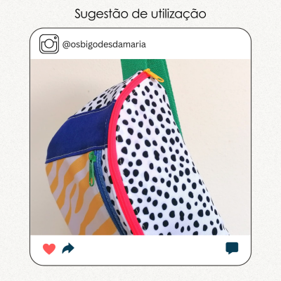 Minimate Impermeável - Pintas pretas fundo branco