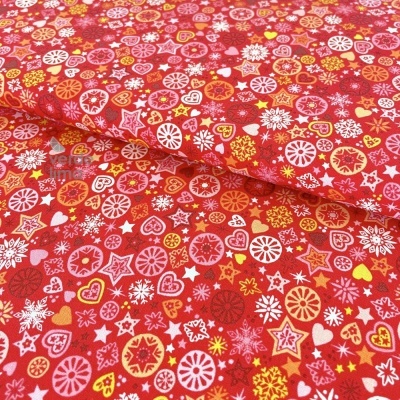 Tecido de Algodão - Christmas Brights - Merry Motifs