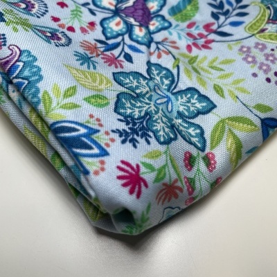 Retalho 53x110cm - Tecido de Algodão - Tropica botanical