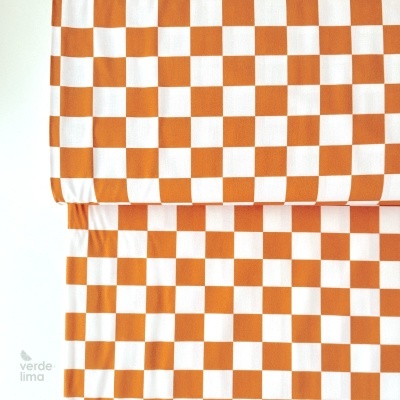 Tecido de Algodão - Fruits - Xadrez