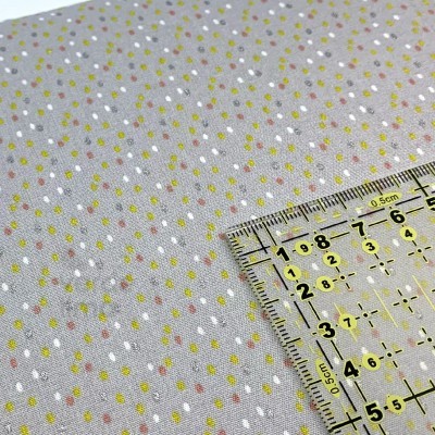 Tecido de Algodão - Stripe Party - Cinzento (Com Glitter)