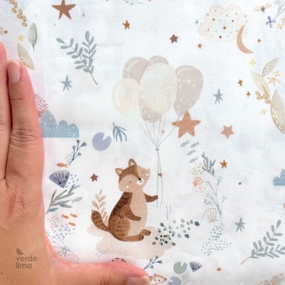 Tecido de Algodão - Estampado digital - Sweet dreams