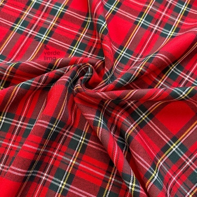 Tecido Tartan - Vermelho
