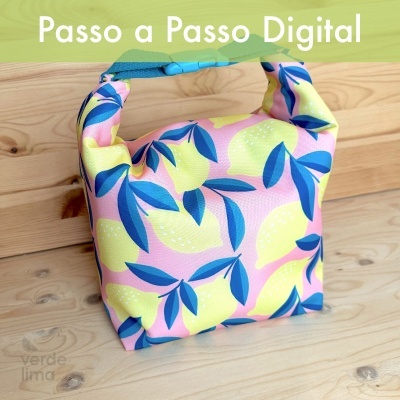 Passo a Passo digital - Lancheira de enrolar