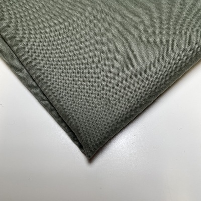 Retalho 33x150cm - Tecido liso de algodão - Verde Tropa