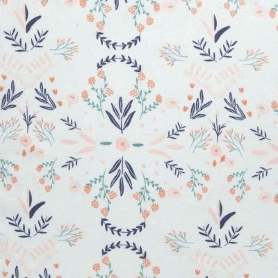 Tecido de Algodão - Birth flowers