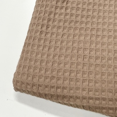 Retalho 43x150cm - Tecido Waffle - Bege Escuro