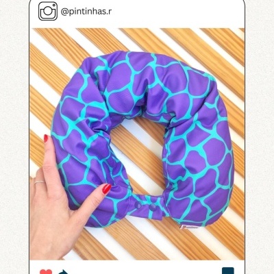 Passo a Passo digital - Almofada de viagem