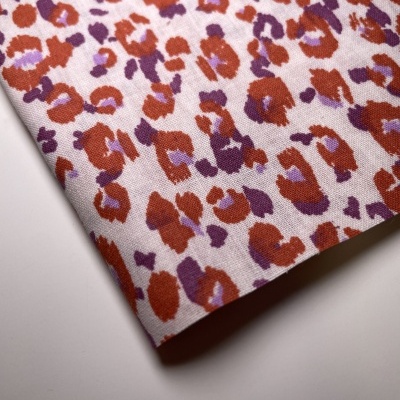 Retalho 18x150cm - Tecido de Algodão - Animal Print Tons Vibrantes