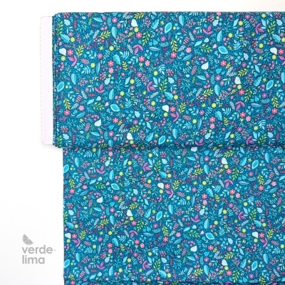 Tecido de Algodão - Tropica foliage