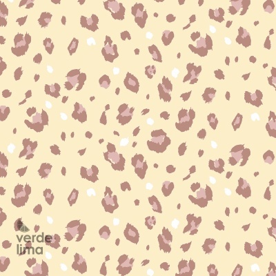 Minimate Impermeável - Leopardo fundo amarelo
