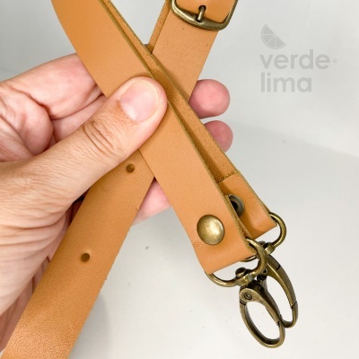 Alça em cabedal de ombro - 125cm