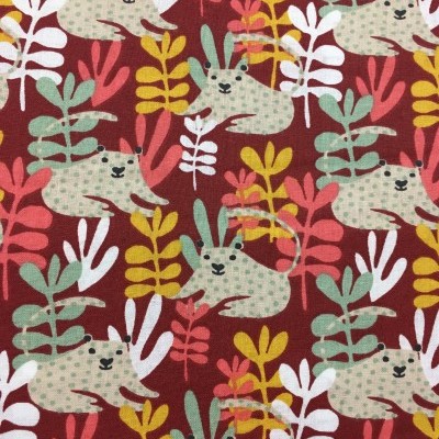 Tecido de algodão - Jungle Rainbow - Cheetah