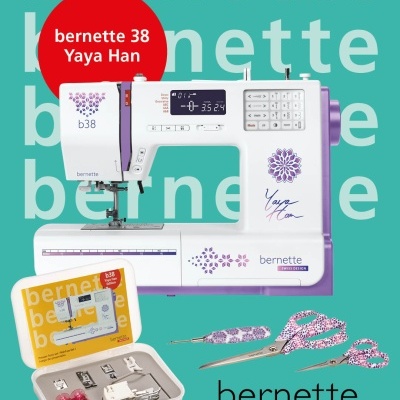 Máquina de costura BERNETTE B38 Yaya Han Edition