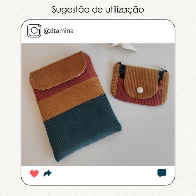 Bombazine risca larga