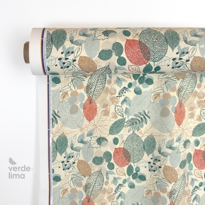 Tecido raincoat - Let´s be green