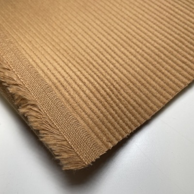 Retalho 20x145cm - Bombazine risca larga - Mel