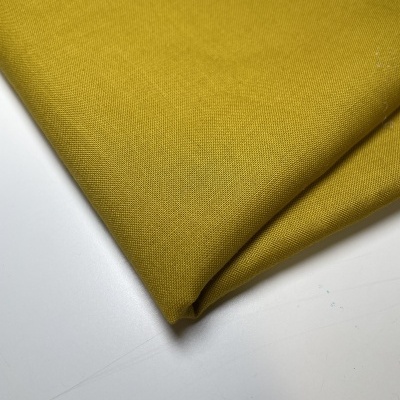 Retalho 40x150cm - Tecido liso de algodão - Amarelo Mostarda