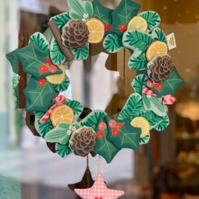 Painel - Coroa de Natal