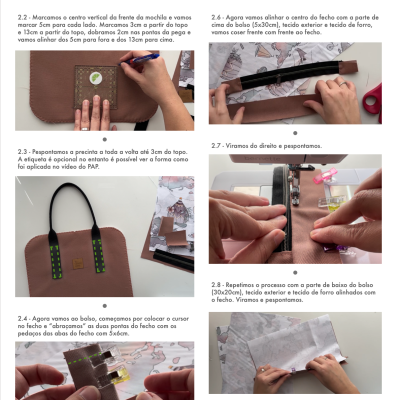 Passo a Passo digital - Mochila de cabine