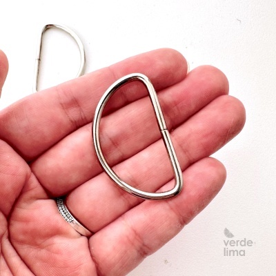 Argola meia lua 40mm