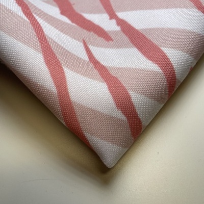 Retalho 19x150cm - Minimate Impermeável - Padrão Zebra Rosa com traços