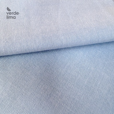 Pack de retalhos - Vichy e cambraia de algodão - Azul claro