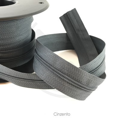 Fecho Zipper malha 3