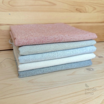 Pack de retalhos - Linho Alentejano - Tons Terra