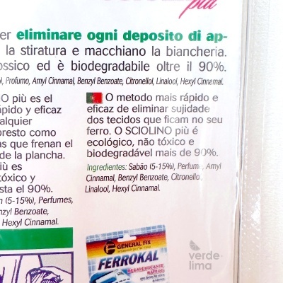 Barra para limpar o ferro - SCIOLINO PIU