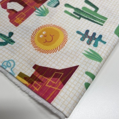 Retalho 30x110cm - Tecido de Algodão - Dino Friends - Main