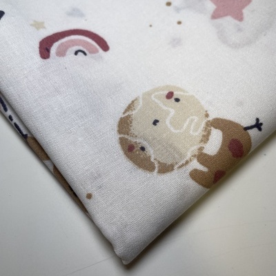 Retalho 22x150cm - Tecido de algodão - Baby Cuddles - Main Pink