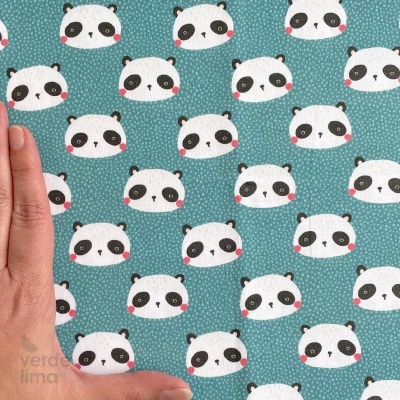 Tecido de Algodão - Welcome to the Jungle - Panda