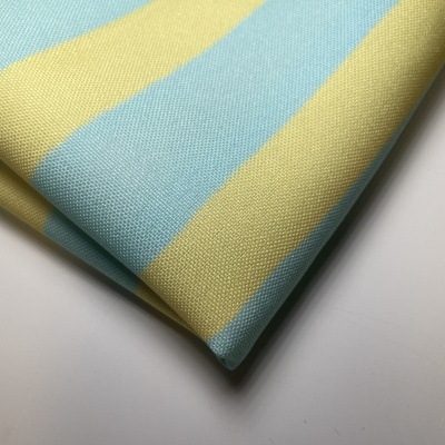 Retalho 36x150cm - Minimate resistente à água - Riscas menta e amarelo