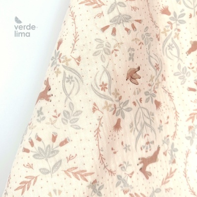 Musselina - Coelhos e passarinhos