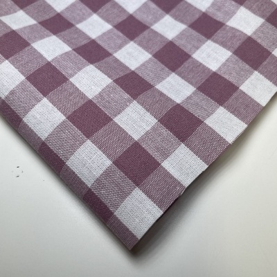 Retalho 20x144cm - Xadrez vichy médio - Malva