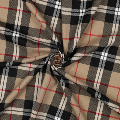 Tecido Tartan - Camel