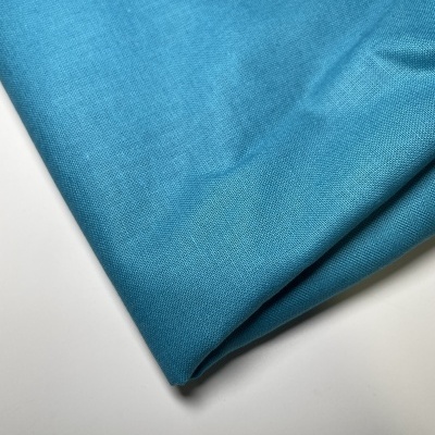 Retalho 24x150cm - Tecido liso de algodão - Azul Turquesa