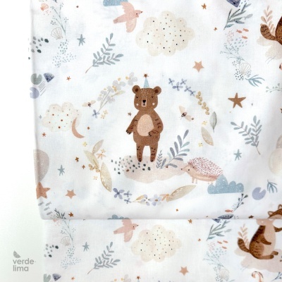 Tecido de Algodão - Estampado digital - Sweet dreams