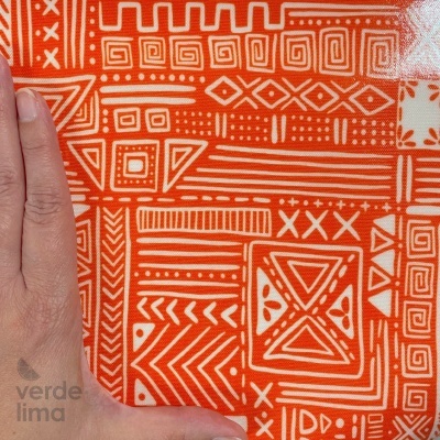 Tecido Plastificado - Midnight Garden - ethnic