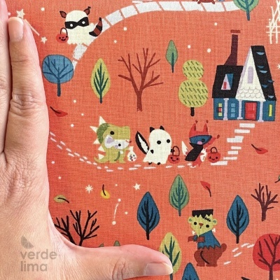 Tecido de Algodão - Tiny Treaters - Main