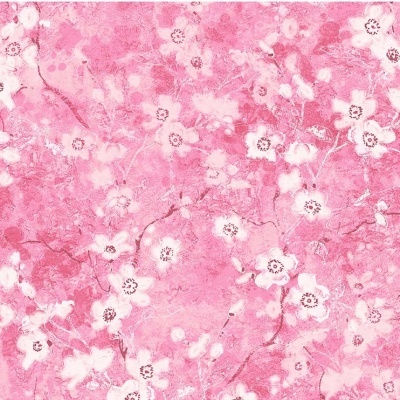 Tecido de Algodão - Sunny delight - flowering branches