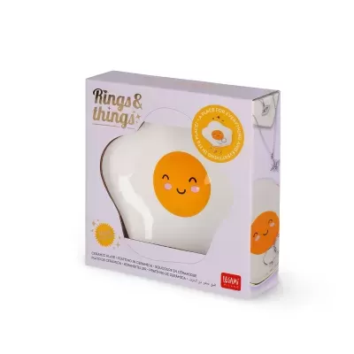 Porta jóias em cerâmica LEGAMI - Ovo