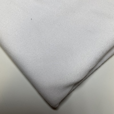 Retalho 40x160cm - Malha jersey interlock - Branco