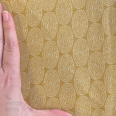 Tecido de algodão - Dreamy elephant - Yellow rings