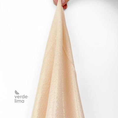 Musselina com brilho