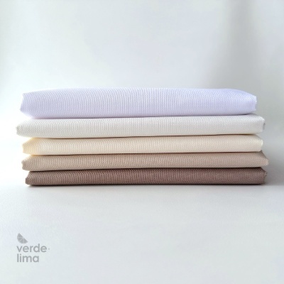 Pack de retalhos - Nylon plastificado - Tons beges