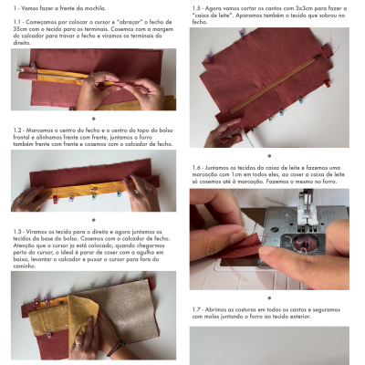 Passo a Passo digital - Mochila de maternidade