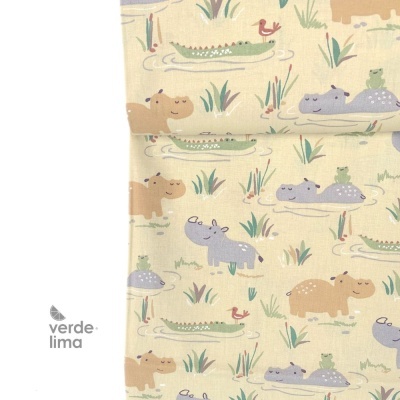 Pack de retalhos - Animais da Selva